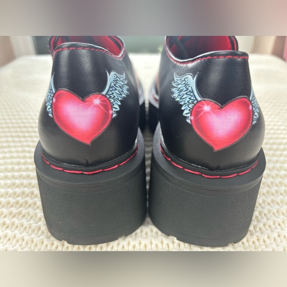 New Without Box Delia’s Talk Is Cheap Platform Oxfords, Size 7M - Picture 8 of 16